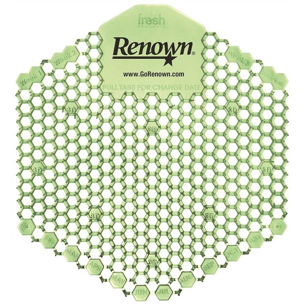 Renown Wave 3D Herbal Mint Urinal Screen, 10PK REN03122 - main